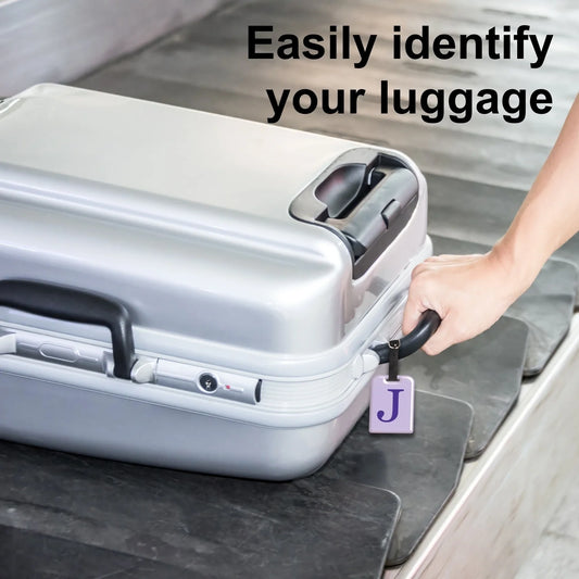 Initials Bag tag J  [pack 2]